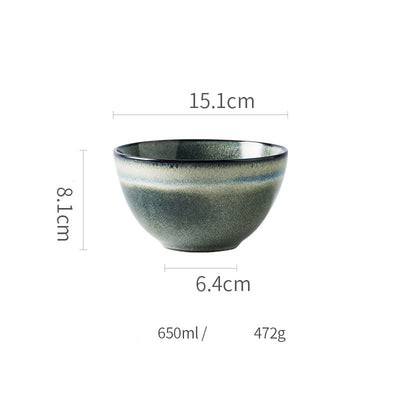 Commercial Ceramic Tableware Household Rice Ramen Bowl