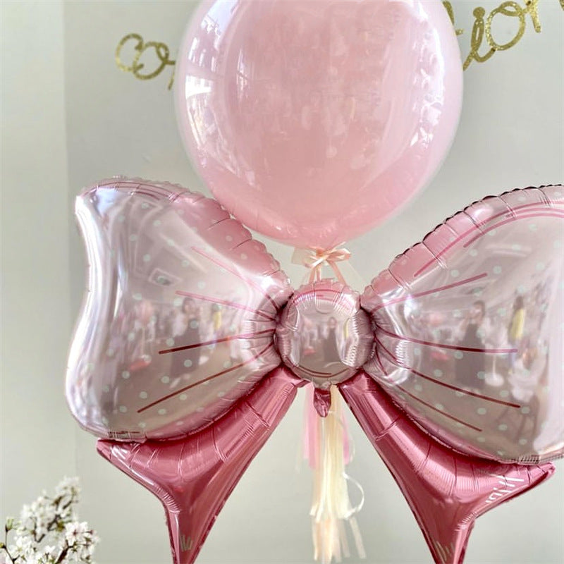 Happy Birthday Bowknot Aluminum Film Balloon