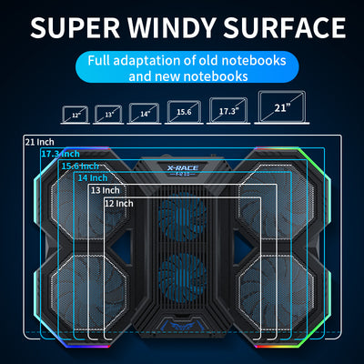 Exhaust Fan Frame Base Plate Mat Mute Cooling Frame RGB Light