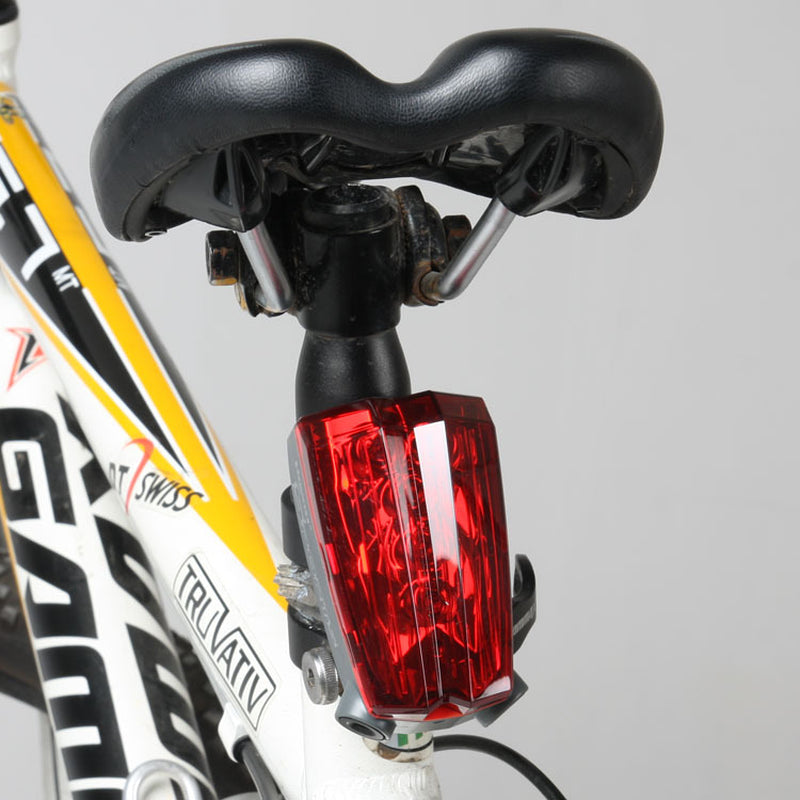 Parallel Line Safety Warning Bicycle Tail Light