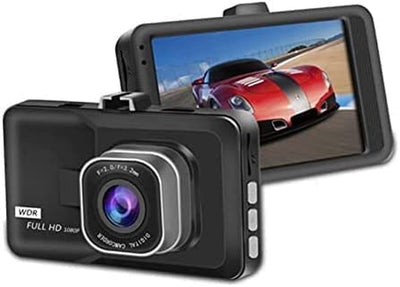 Dash Cam Telecamera per Auto 1080P Full HD Dashcam LCD 3 Pollici WDR, Grandangolo Di 170°, G-Sensor, Registrazione in Loop, Monitor Di Parcheggio