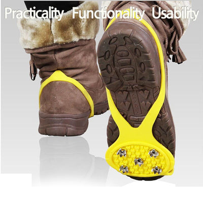 Anti-Slip Shoe Cover Gourd-Type Simple Crampons Anti-Slip Crampons