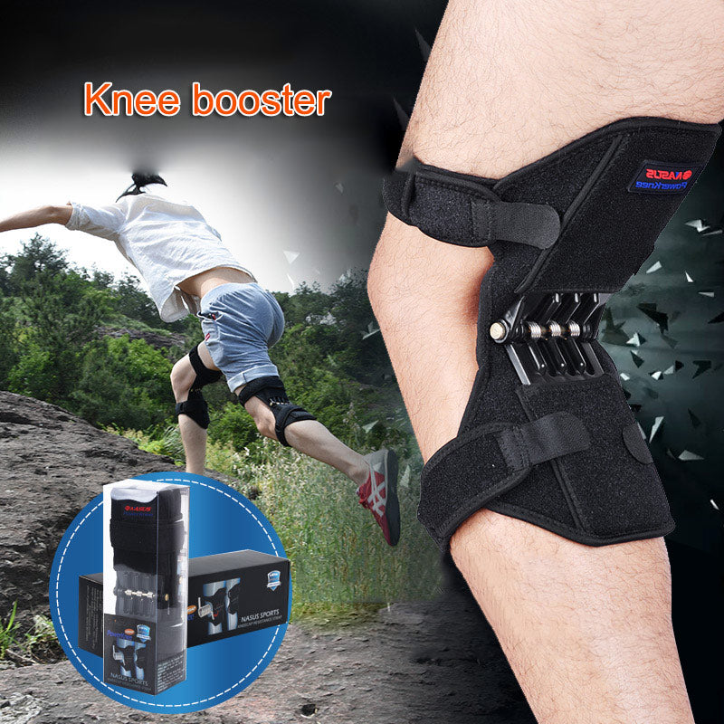 High Quality Knee Brace Patella Booster Spring Knee Brace Support for Mountaineering Squat Sports Knee Booster