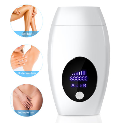 600000 Flash Professional Permanent LCD Display Laser IPL Hair Removal Machine Photoepilator Painless Depilador