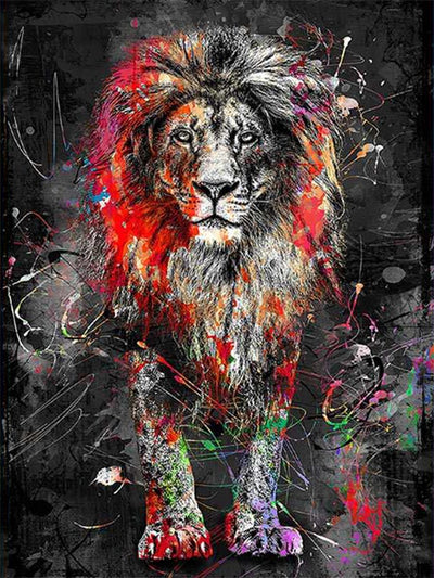 Diamond Painting Lion 5D DIY Embroidery Animal Art Decoration