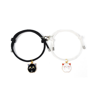 New Love Magnet Attracts a Pair of Halloween Lovers Bracelets