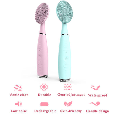 Rechargeable Silicone Cleansing Device