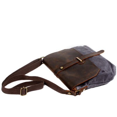 Men'S Canvas Shoulder Bag