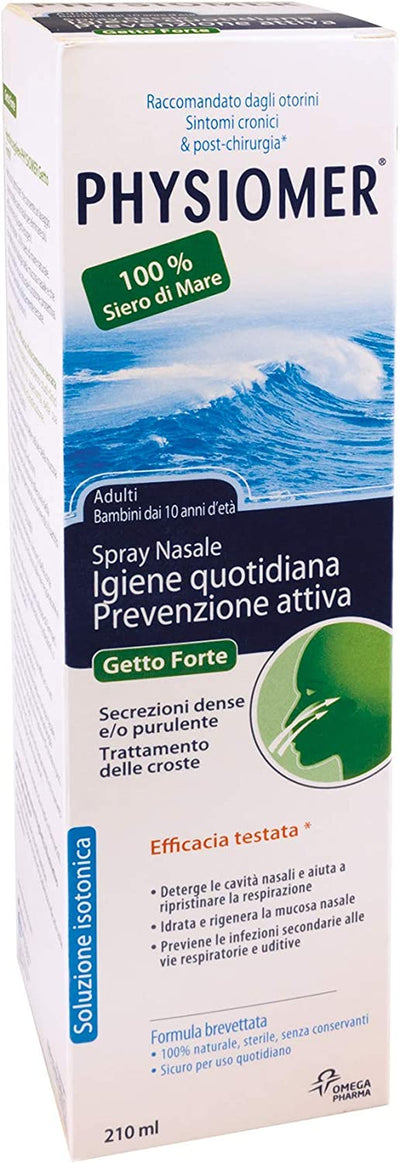 Spray Nasale Getto Forte per Adulti E Bambini, 210Ml