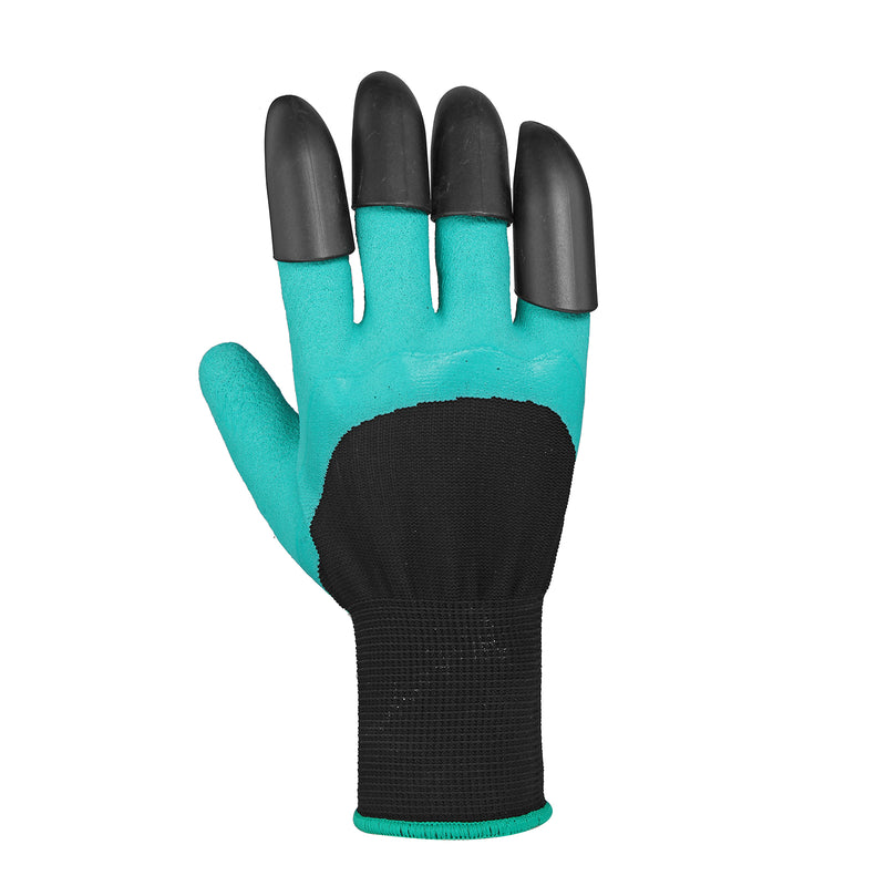 3Pairs Safety Gloves Garden Gloves Rubber TPR Thermo Plastic Builders Work ABS Plastic Claws