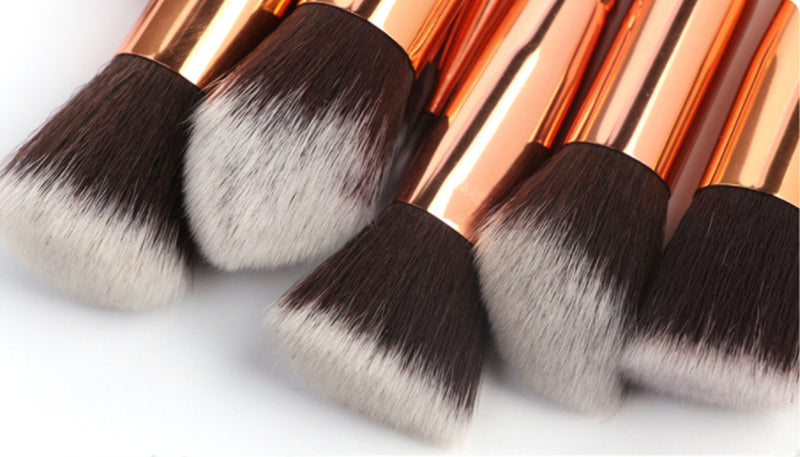 Set of 15 Marbling Makeup Brushes