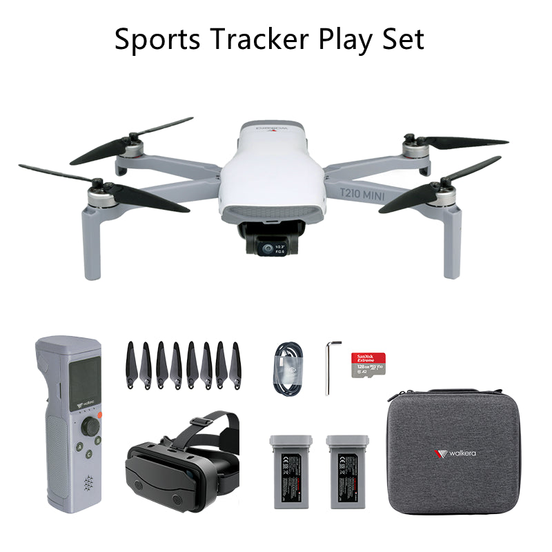 T210 Mini WIFI 5KM FPV GPS with 4K HD Camera 3-Axis Gimbal Voice Somatosensory Control 31Mins Flight Time 249G Brushless RC Drone Quadcopter RTF