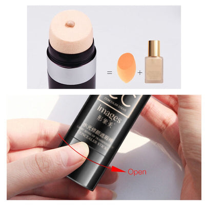 Image Beautiful Water Light Repair Concealer Stick Brighten Skin Color Waterproof Cushion Cc Cream Lasting Non-Marking Repair Capacity Cc Rod