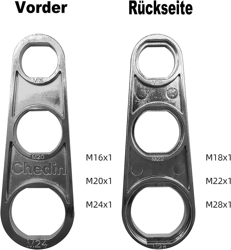 M16/M18/M20/M22/M24/M28, Chiave Di Servizio, Rubinetto Aeratore, Chiave Di Montaggio Dell&