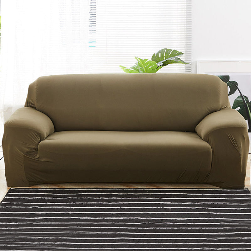 Stretch Sofa Cover All-Inclusive Solid Color Fabric Sofa Cover Towel