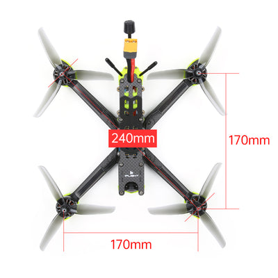 Nazgul5 V2 Analog 240Mm 5 Inch 4S Freestyle FPV Racing Drone BNF/PNP Racecam R1 Cam BLITZ F7 45A ESC 2207 2750KV Motor