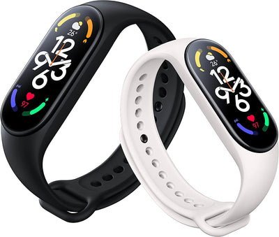 Smart Band 7, Schermo AMOLED 1.62'', Monitoraggio Sonno, Spo2, Frequenza Cardiaca, Vo2Max, Resistenza All'Acqua 5 ATM, 110+ Modalità Sportive, Durata Batteria 14 Giorni, Versione Italiana