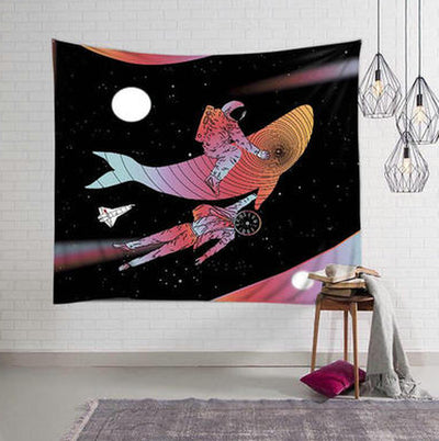 Astronaut Spaceman Background Cloth