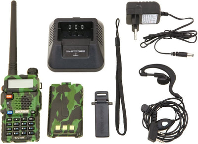 Baofeng UV-5R - Radio Portatile DAB, Modello Camouflage