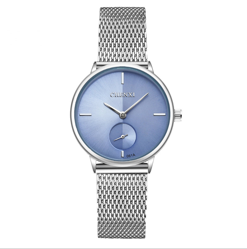 Spot Watch Mesh Woven Steel Belt Women&