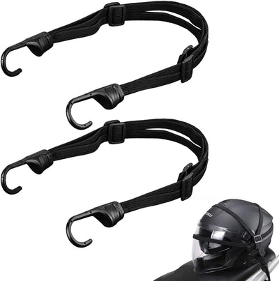 Cinghie Portapacchi Moto Bagaglio, 2 Pezzi Cinghia Elastica Con Ganci, Cinghia Elastica Corde per Casco Portacasco Moto Bicicletta, Cinghie per Valigie Bagagli, Cinghie Del Casco