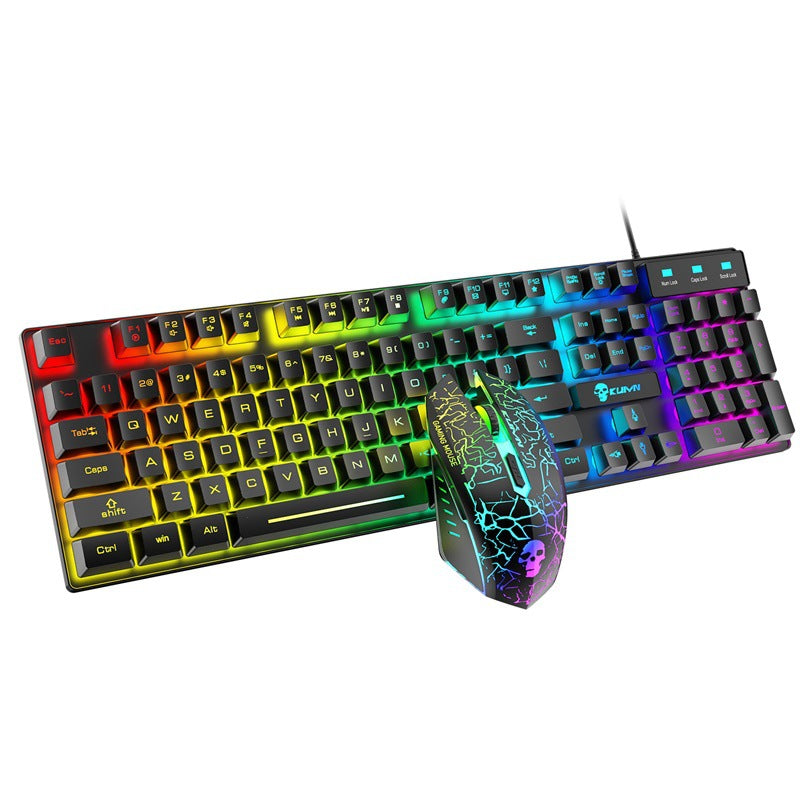 Kuiying T6RGB Luminous Keyboard and Mouse Set