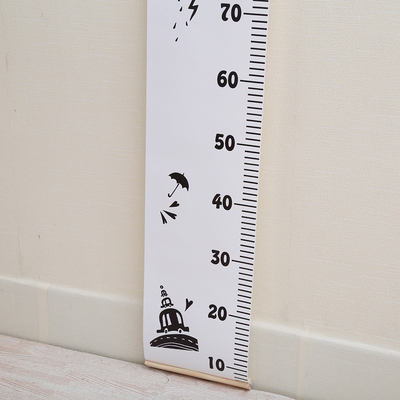 Height ruler wall photography props