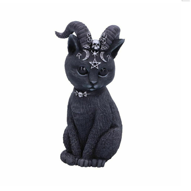 Halloween Magic Cat Resin Crafts Ornaments Animals