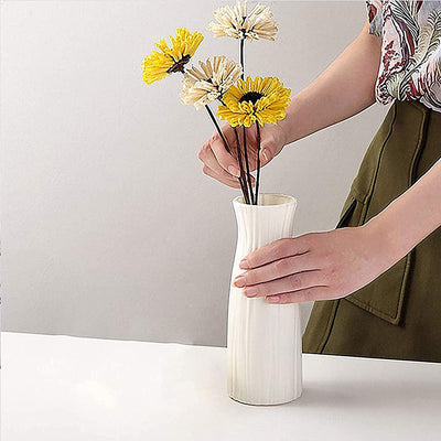 3 Pezzi Vaso Di Plastica, Vasi Infrangibili per Fiori Vaso per Decorazioni per La Casa Geometrica in Stile Minimalista per Decorazioni per La Casa, Soggiorno, Tavolo, Ufficio