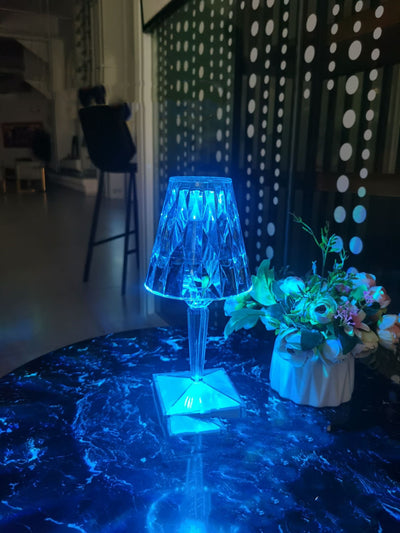 Portable Diamond Table Lamp Colorful Touch