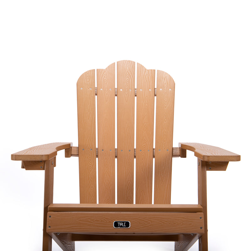 TALE Adirondack Chair Backyard Outdoor Furniture Painted Seating with Cup Holder All-Weather and Fade-Resistant Plastic Wood Ban Amazon