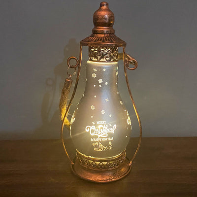 Decorate led oil lamp hotel family christmas