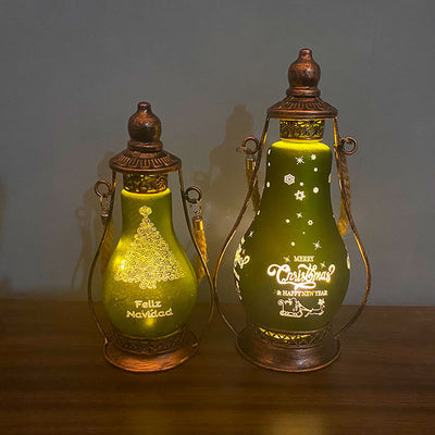 Decorate led oil lamp hotel family christmas