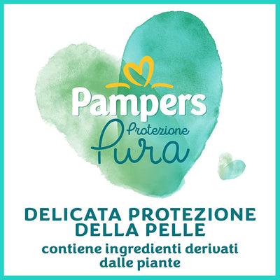 Protezione Pura (Naturello), Pannolini Contenenti Cotone E Materiali Naturali Derivanti Dalle Piante, 0% Profumo, Bambini Unisex, Taglia 3 (4-9 Kg), Pacco Da 88