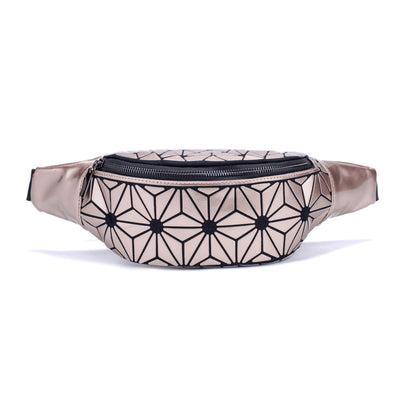 Fashion Waist Bags Women Waist Fanny Belt Light Bag Luxury Brand Geometry Waist Bag Chest Packs Mobile Phone Bag