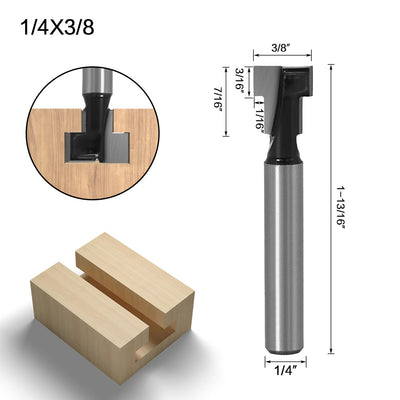 Woodworking cutter 1/4 handle keyhole cutter