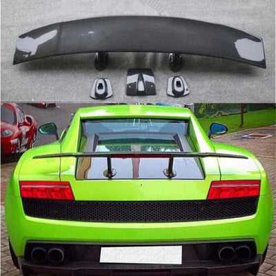 Vera Fibra Di Carbonio Auto Spoiler Posteriore Ala Tronco Spoiler Modifica Accessori Auto per Lamborghini Gallardo LP550 LP560 LP570 2003-2014