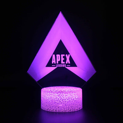 APEX series led remote control colorful touch 3D night light