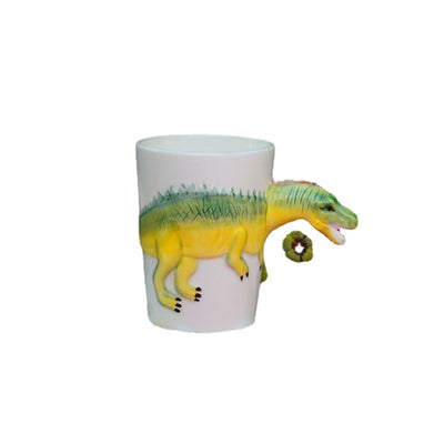 3D Ceramic Dinosaur Shape Cup Special-Shaped Hand-Painted