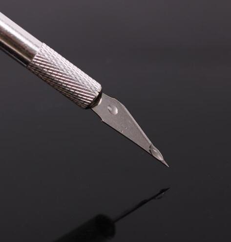 1 Set Metal Blade Pen-like Engraving Knife