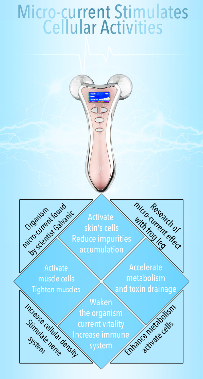 EMS Double Ball Roller Massage Instrument