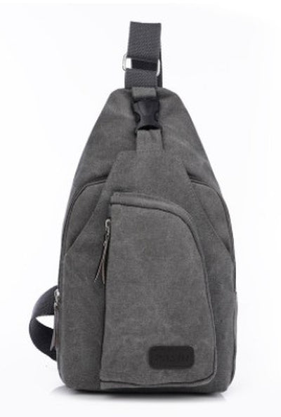 Men'S Chest, Foreign Trade, New Sports Leisure Canvas Slanting Bag, Korean Version, Single Shoulder Bag, Men'S Backpack, Men'S Bag.