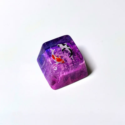 Koi Resin Mechanical Keyboard Keycap