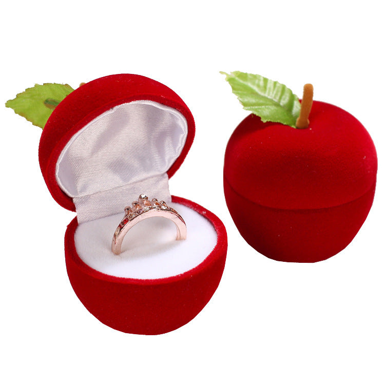 Cute suede jewelry box