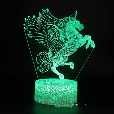 LED Colorful Touch Remote Control Creative Desk Lamp