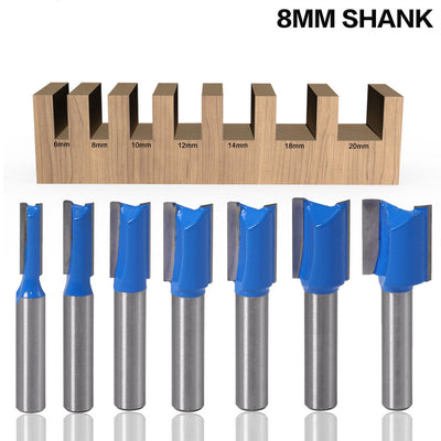 8mm shank woodworking slotting straight knife