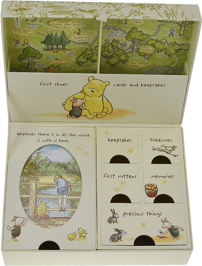 Disney Classico Pooh Bomboniere Bambino Scatola Con Compartimenti Nuovo (DI167)