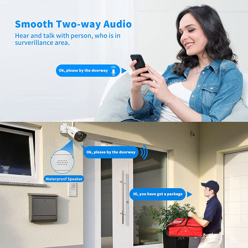 【Ptz+5Mp】 5MP Kit Videosorveglianza Wifi,360° Visione Notturna a Colori,10Ch NVR Con 1TB HDD 4X5Mp Telecamere Wifi,Registrazione 24/7 Sistema,Rlevamento Movimento Alarm Accesso Remoto Alexa