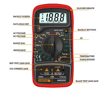 Portable high-precision digital display universal strap