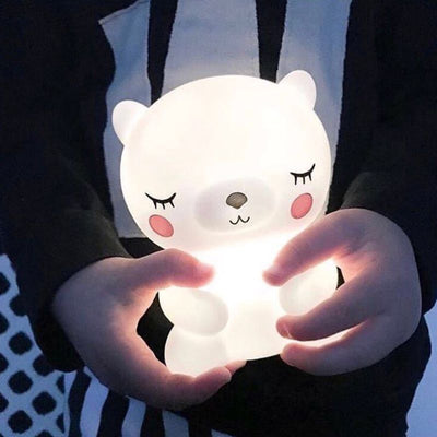 Cute black and white panda night light